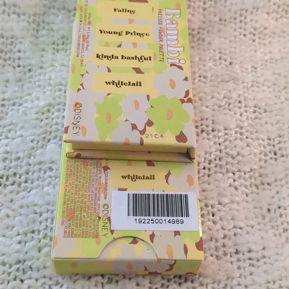 Colourpop Disney Bambi Pressed Powder Palette in Bambi, 5.5g/0.19oz